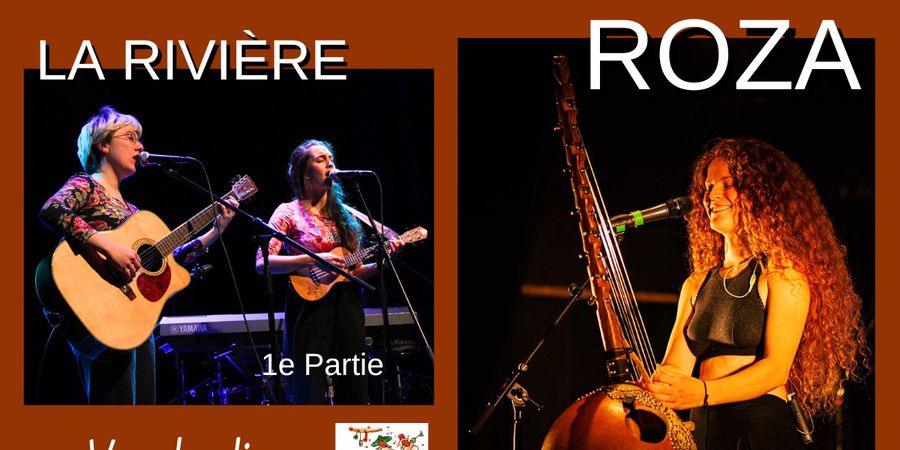 image - Concerts de LA RIVIÈRE et ROZA