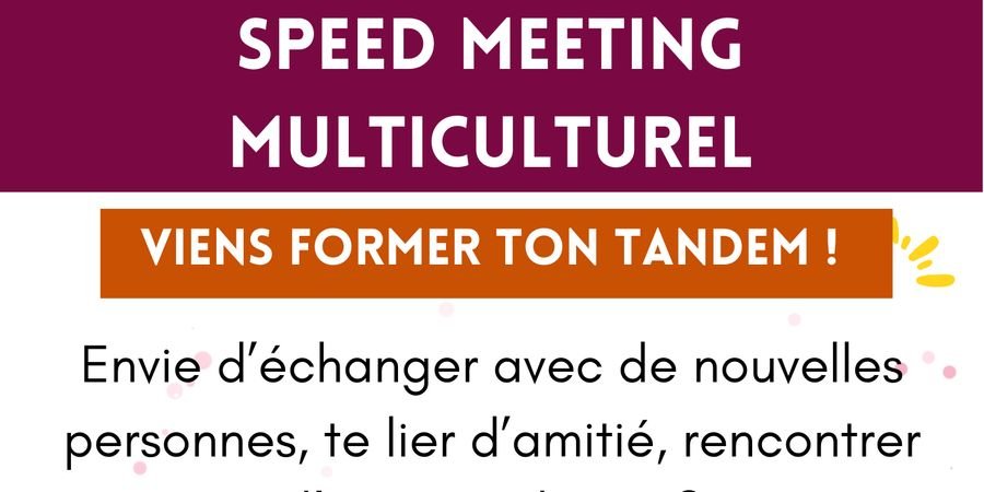 image - Speed Meeting Culturel