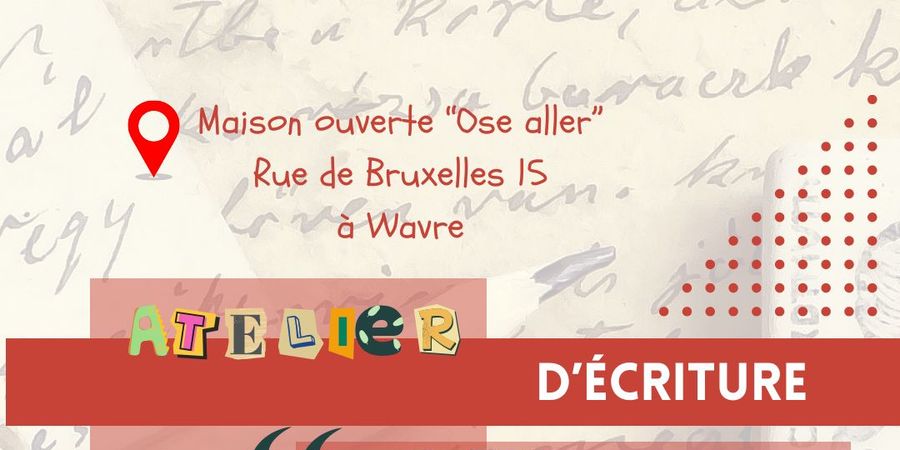 image - Atelier d’écriture • Ose écrire | Wavre