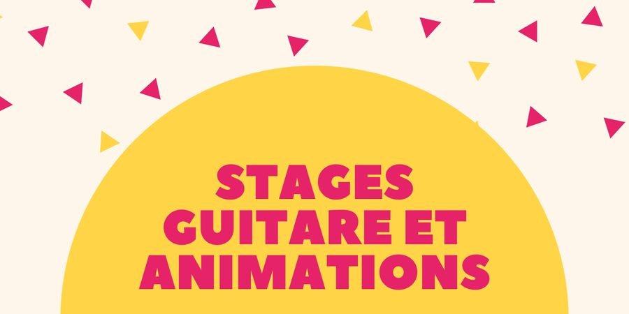 image - Stages Guitare & Animations jeune public