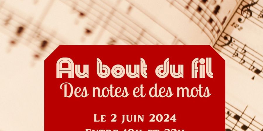 image - Au bout du fil : des notes et des mots