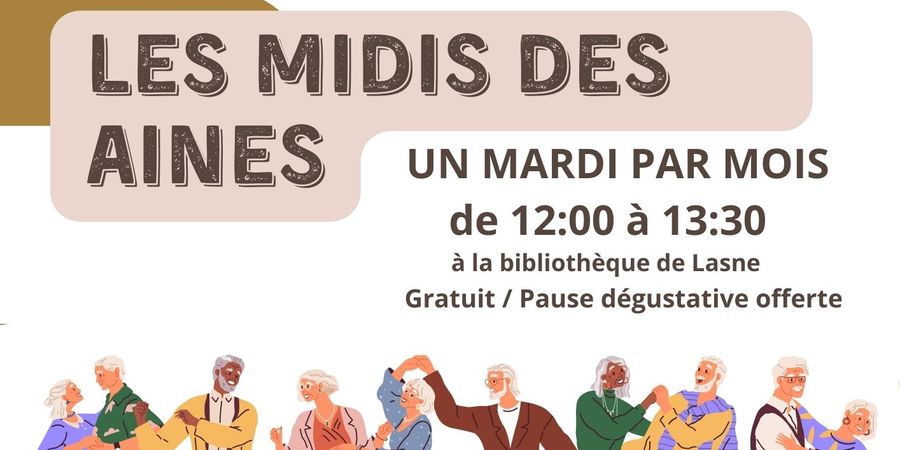 image - Les midis des aînés - Un mardi par mois