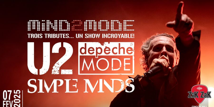 image - Mind2Mode (UK) plays Simple Minds, Depeche Mode, U2