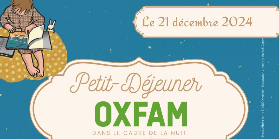 image - La Nuit des Bibliothèques 2024 : Petit-déjeuner Oxfam