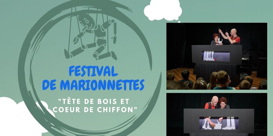 image - Petite histoire mordante - Clair de Lune théâtre - Festival de Marionnettes : Tête de bois et cœur de chiffon