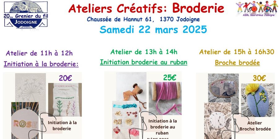 image - Atelier créatif broderie