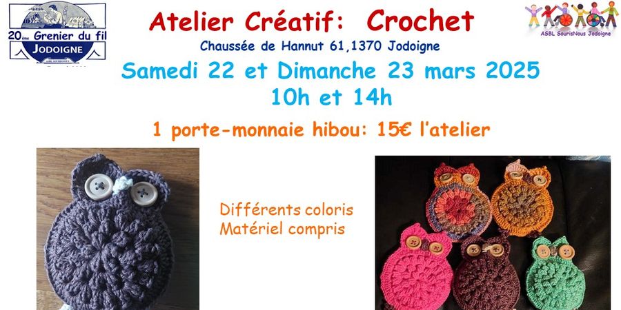 image - Atelier créatif crochet