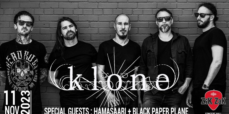 image - Klone (FR) + Hamasaari (FR) + Black Paper Plane