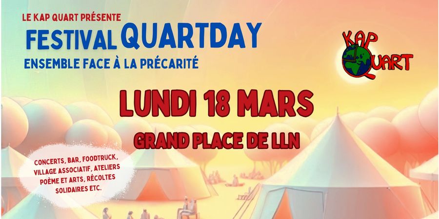 image - Festival QUARTDAY : Ensemble face à la précarité 