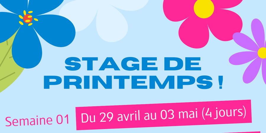 image - Stage de Printemps 2024