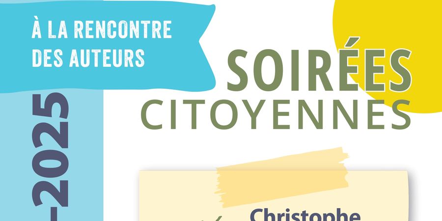 image - Soirées citoyennes : à la rencontre des auteurs