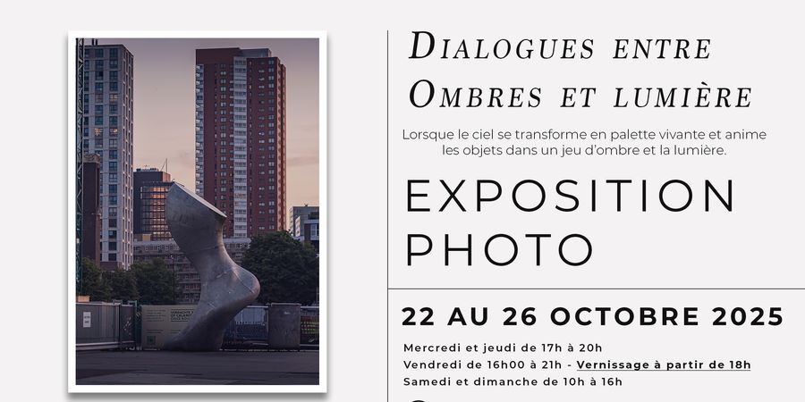 image - Exposition Photo - Dialogues Entre Ombres et Lumières