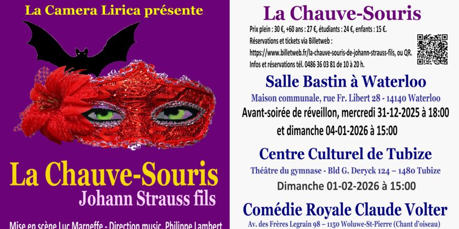 image - La Chauve-souris Opérette de Johann Strauss fils