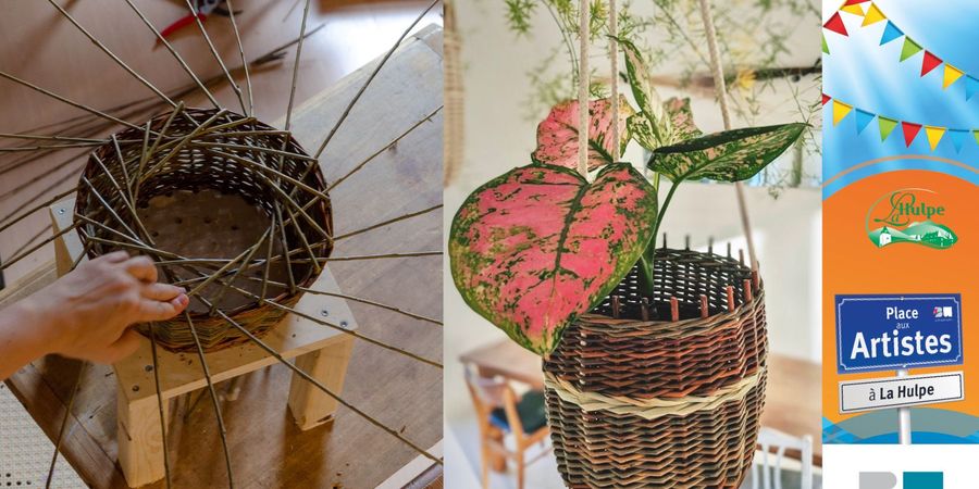 image - Place aux Artistes à la Hulpe | Atelier de création d’un cache pot suspendu