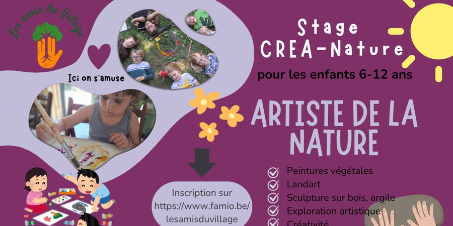 image - Stage CRÉA-Nature : Les artistes de la Nature