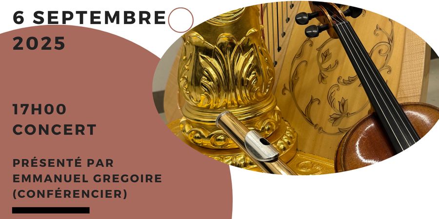 image - Au rythme de la danse - Duo Zerbina (violon-harpe) & Friends (flûte-alto-violoncelle)