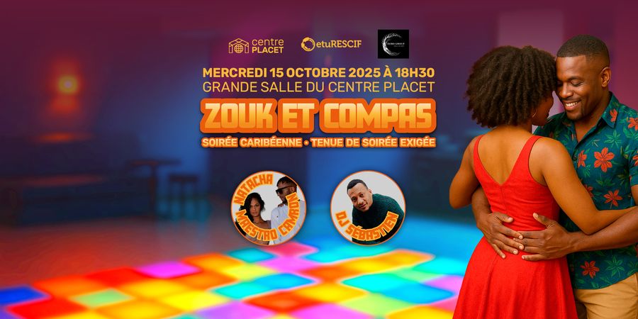 image - Zouk et Compas : soirée caribéenne