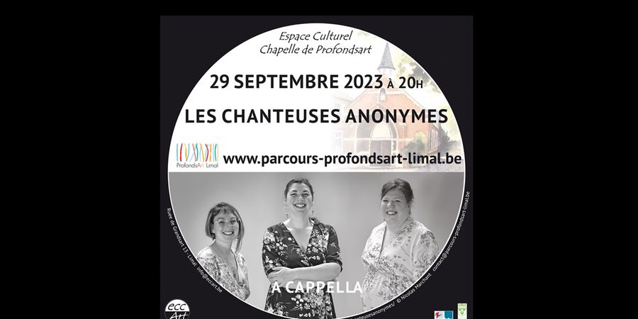 image - Concert des Chanteuses Anonymes, dans le cadre du 9e Parcours de Profondsart-Limal