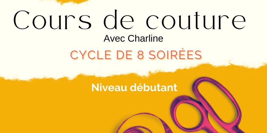 image - Cours de couture | Cycle de 8 soirées | Niveau débutant